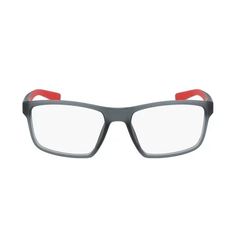 Armação de Óculos de Grau Masculino Nike Quadrado 7015 cor Cinza