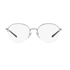 Armação de Óculos de Grau Masculino Polo Ralph Lauren Redondo PH1204 Cor Prata