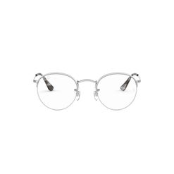 Armação de Óculos de Grau Unissex Ray-Ban Redondo RX3947VL Cor Prata