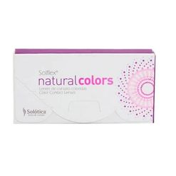 Lentes de Contato Natural Colors Cor Topázio 1 Par