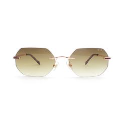 Óculos de sol Ono, modelo ON6025S, cor Dourado Rosê, tamanho 53