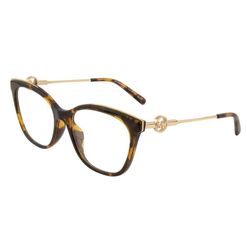 Armação de Óculos de Grau Feminina Michael Kors Gatinho MK4076U Cor Havana Escuro