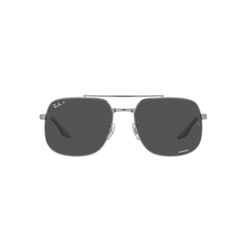 Óculos de sol Ray Ban, modelo RB3699, cor Chumbo e preto, tamanho 59