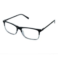 Armação de Óculos de Grau Dii Collection, modelo 2 7013, cor Preto com Cinza Translúcido, tamanho 59