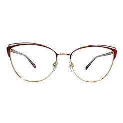 Armação de Óculos de Grau  Feminina Hickmann HI10031 Gatinho Rosa