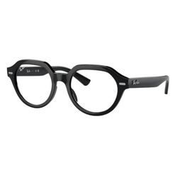 Armação de Óculos de Grau Ray Ban, modelo RX7214, cor Preto, tamanho 51