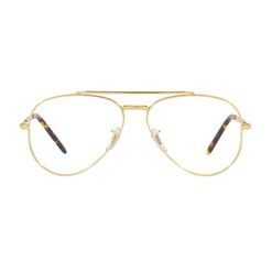 Armação de Óculos de Grau Ray Ban, modelo RX3625V, cor Dourado, tamanho 58
