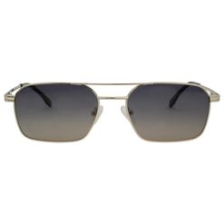 Óculos de sol Hit, modelo 3 4100, cor Degradê Azul e Marrom, tamanho 55