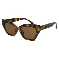 Óculos de sol Dnz, modelo 1 4079, cor Demi Marrom, tamanho 52