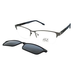 Óculos Clipon Hit, modelo 2 4275, cor Azul com Preto, tamanho 60
