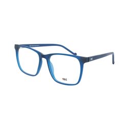 Armação de Óculos de Grau Dnz, modelo 2 4232, cor Azul Fosco, tamanho 56
