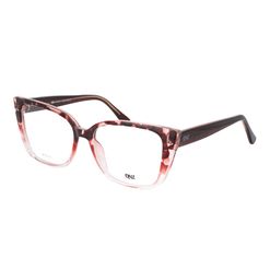 Armação de Óculos de Grau Dnz, modelo 1 4025, cor Demi Marsala Degradê