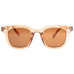 Óculos de sol Dnz, modelo 1 4077, cor Pêssego Cristal, tamanho 49