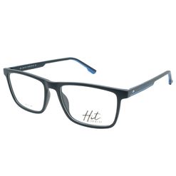 Armação de Óculos de Grau Hit, modelo 2 4039, cor Preto com Azul, tamanho 56