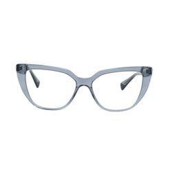 Armação de Óculos de Grau Hit, modelo 1 8006, cor Cinza Cristal