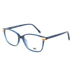 Armação de Óculos de Grau Dnz, modelo 1 4217, cor Azul, tamanho 53