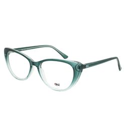 Armação de Óculos de Grau Dnz, modelo 1 4222, cor Verde Degradê