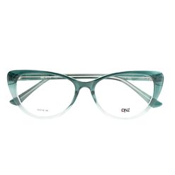 Armação de Óculos de Grau Dnz, modelo 1 4222, cor Verde Degradê
