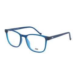 Armação de Óculos de Grau Dnz, modelo 2 4233, cor Azul Fosco, tamanho 52