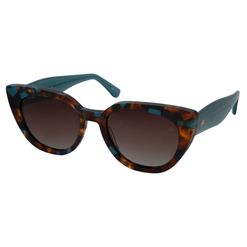 Óculos de sol Hit, modelo 1 4104, cor Azul Marmorizado, tamanho 55