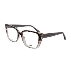 Armação de Óculos de Grau Dnz, modelo 1 4025, cor Demi Azul Degradê