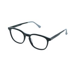 Armação de Óculos de Grau Hit, modelo 1 8013, cor Preto com Cinza