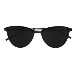 Óculos Clipon Hit, modelo 1 4293, cor Preto com Dourado, tamanho 53