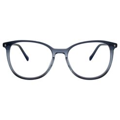 Armação de Óculos de Grau Hit, modelo 1 4095, cor Degradê Azul com Prata, tamanho 52