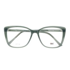 Armação de Óculos de Grau Dnz, modelo 1 4215, cor Verde Cristal, tamanho 56