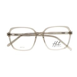 Armação de Óculos de Grau Hit, modelo 1 4289, cor Cinza Cristal, tamanho 54