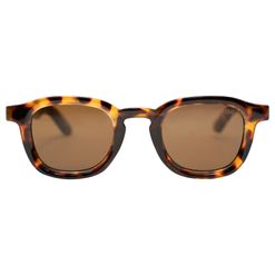 Óculos de sol Dnz, modelo 1 4084, cor Demi Marrom, tamanho 45
