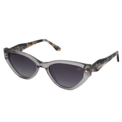 Óculos de sol Dii Collection, modelo 1 4155, cor Cinza Cristal com Demi, tamanho 53