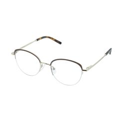 Armação de Óculos de Grau Hit, modelo 1 8012, cor Dourado com Marrom