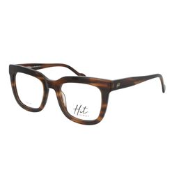 Armação de Óculos de Grau Hit, modelo 2 4034, cor Marrom Marmorizado, tamanho 51