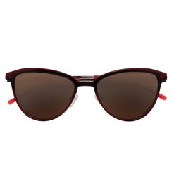 Óculos Clipon Hit, modelo 1 4293, cor Bordô com Rose, tamanho 53