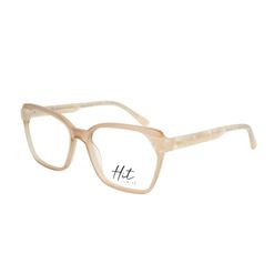Armação de Óculos de Grau Hit, modelo 1 4249, cor Rose Marmorizado, tamanho 54