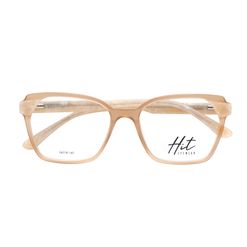 Armação de Óculos de Grau Hit, modelo 1 4249, cor Rose Marmorizado, tamanho 54