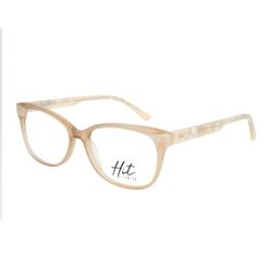 Armação de Óculos de Grau Hit, modelo 1 4250, cor Rose Marmorizado, tamanho 53