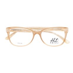 Armação de Óculos de Grau Hit, modelo 1 4250, cor Rose Marmorizado, tamanho 53
