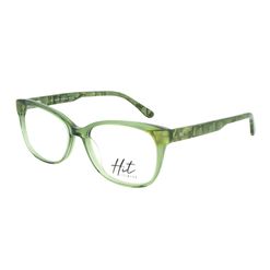 Armação de Óculos de Grau Hit, modelo 1 4250, cor Verde Marmorizado, tamanho 53