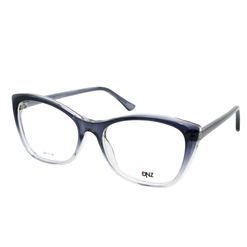 Armação de Óculos de Grau Dnz, modelo 1 4223, cor Preto Degradê, tamanho 54