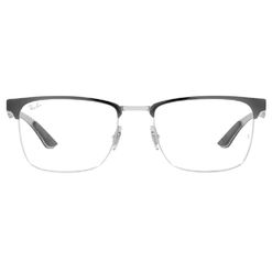 Armação de Óculos de Grau Ray Ban, modelo RX8421, cor Cinza, tamanho 54