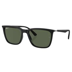 Óculos de sol Ray Ban, modelo RB4402L, cor Preto e chumbo fosco, tamanho 57