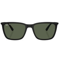 Óculos de sol Ray Ban, modelo RB4402L, cor Preto e chumbo fosco, tamanho 57