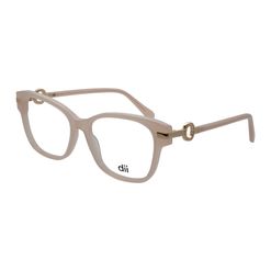 Armação de Óculos de Grau Feminina Dii Collection Quadrado 4177 Cor Rosa Pastel