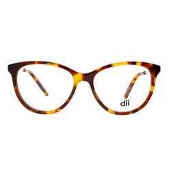 Armação de Óculos de Grau Feminina Dii Collection Gatinho 4168 Cor Demi Amarelo