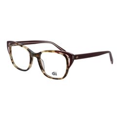 Armação de Óculos de Grau Feminina Dii Collection Gatinho 4056 Cor Demi Amarelo com Cereja