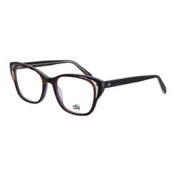 Armação de Óculos de Grau Feminina Dii Collection Gatinho 4056 Cor Demi Marrom com Lilás