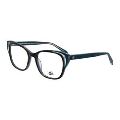 Armação de Óculos de Grau Feminina Dii Collection Gatinho 4056 Cor Demi Azul com Azul Marinho