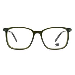 Armação de Óculos de Grau Masculino Dii Collection Quadrado 4060 Cor Verde Militar